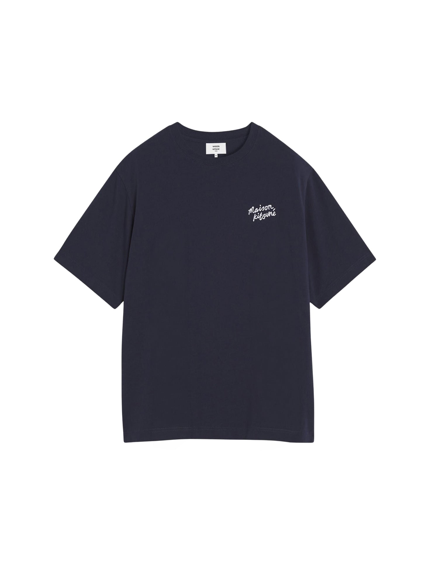Oversized T-shirt with embroidery - Ink Blue