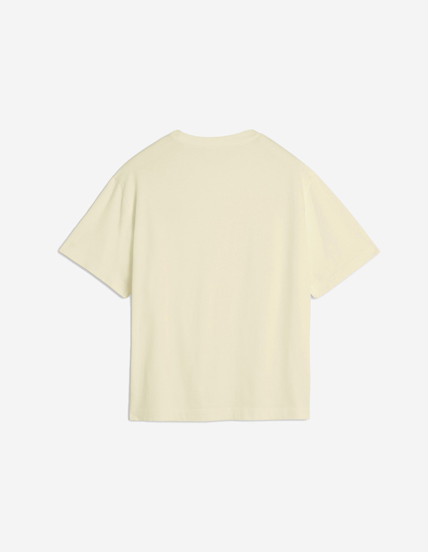 Oversized T-shirt with embroidery - Alabaster