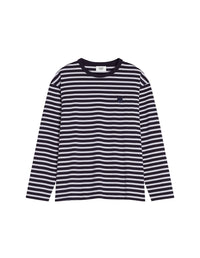 Bold Fox Head long sleeve navy stripes t-shirt