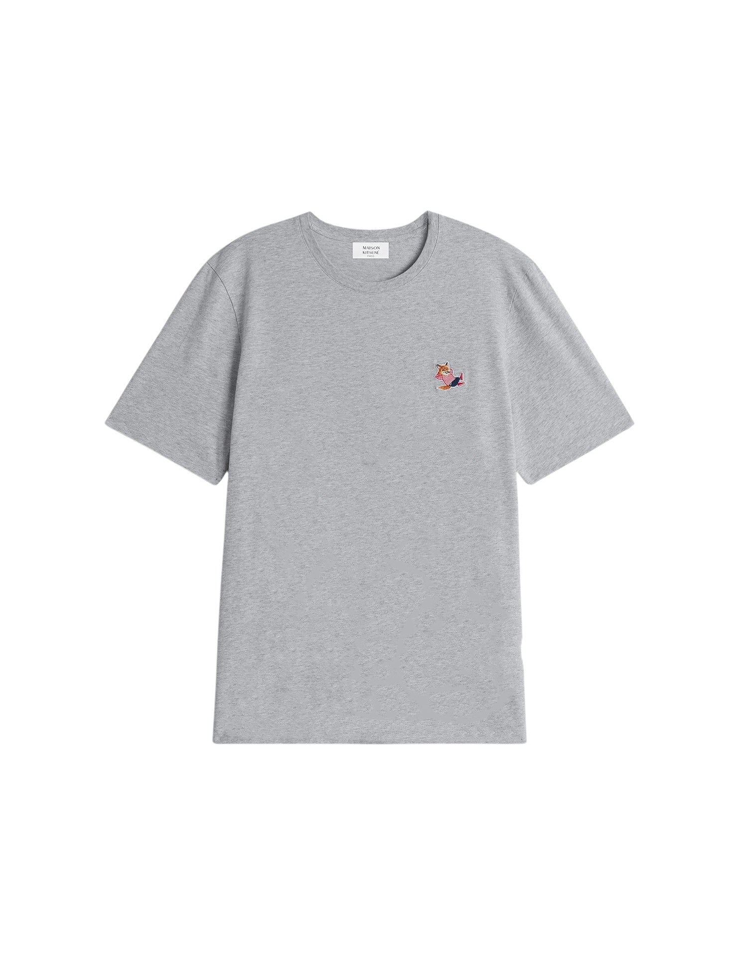 T-shirt avec écusson - Light Grey Melange