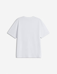 T-shirt Bold Fox Head avec double écusson - White