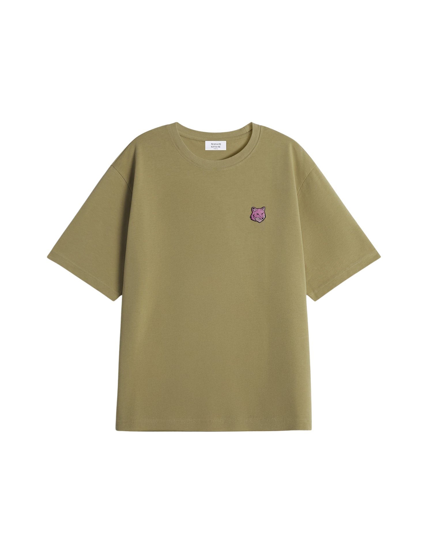 T-shirt oversize Bold Fox Head avec écusson - Canvas