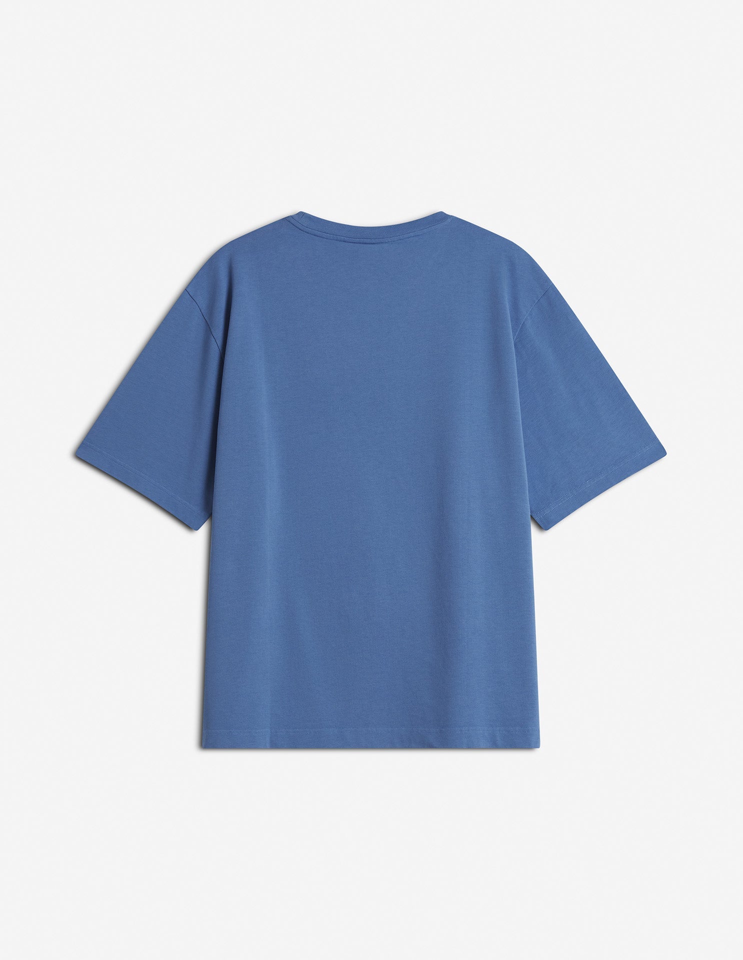 Oversized Bold Fox Head T-shirt with crest - Hampton Blue
