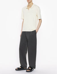 Bold Fox Head embroidered polo shirt - Rich Vanilla