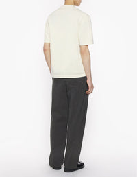 Bold Fox Head embroidered polo shirt - Rich Vanilla