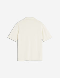 Bold Fox Head embroidered polo shirt - Rich Vanilla