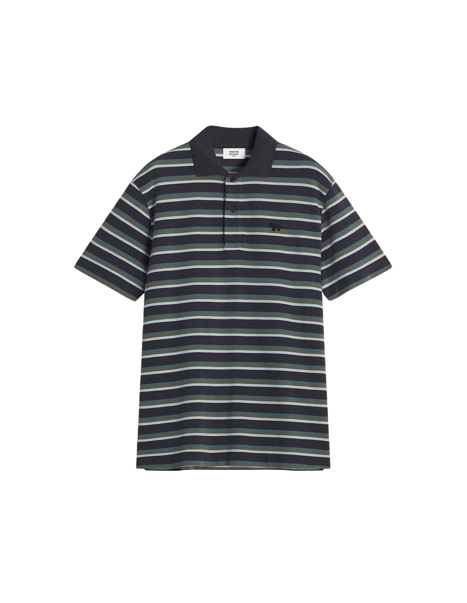 Polo shirt with patch - Ink Blue