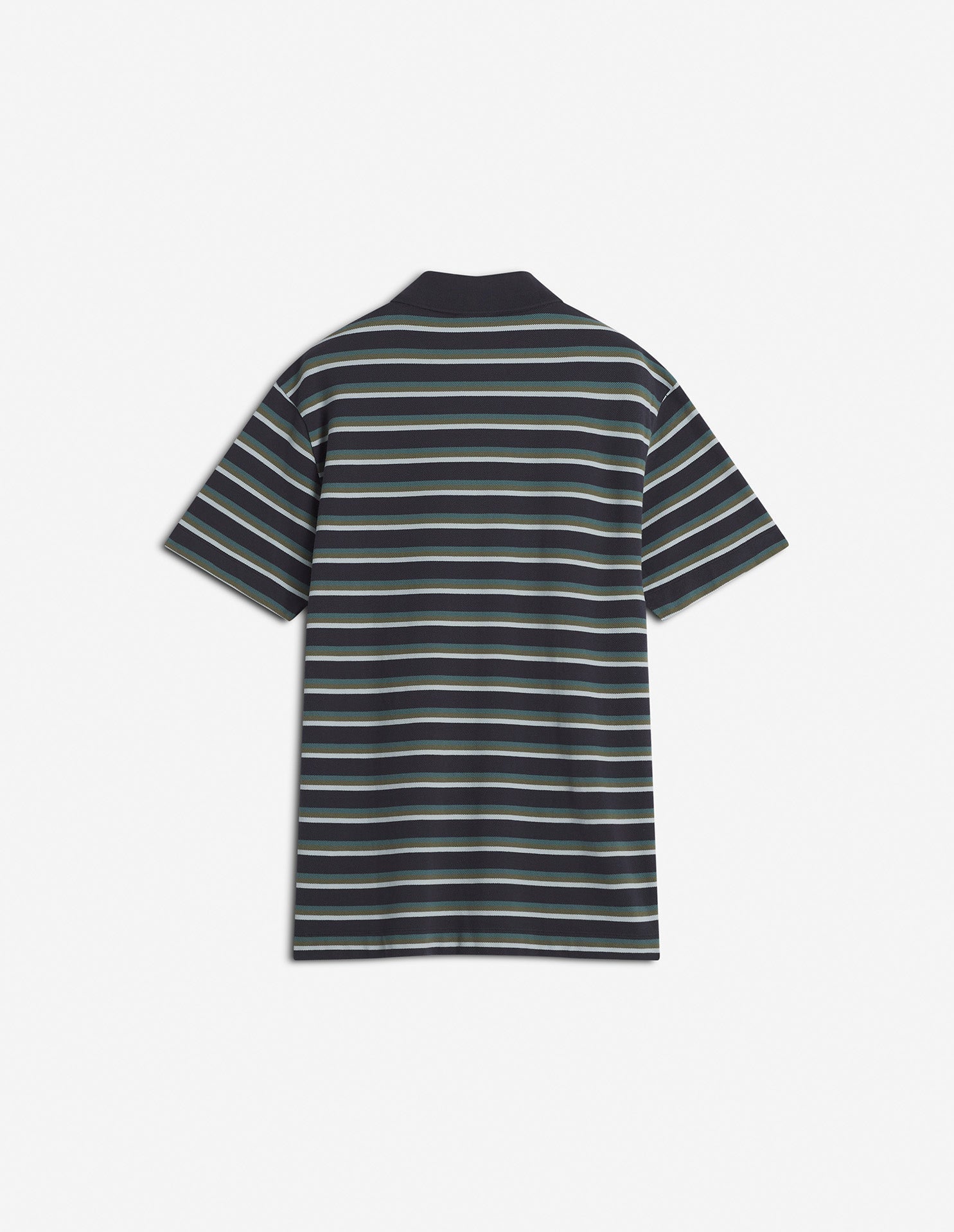 Polo à motif avec écusson - Ink Blue