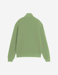Sweatshirt à col camionneur avec logo - Turf Green