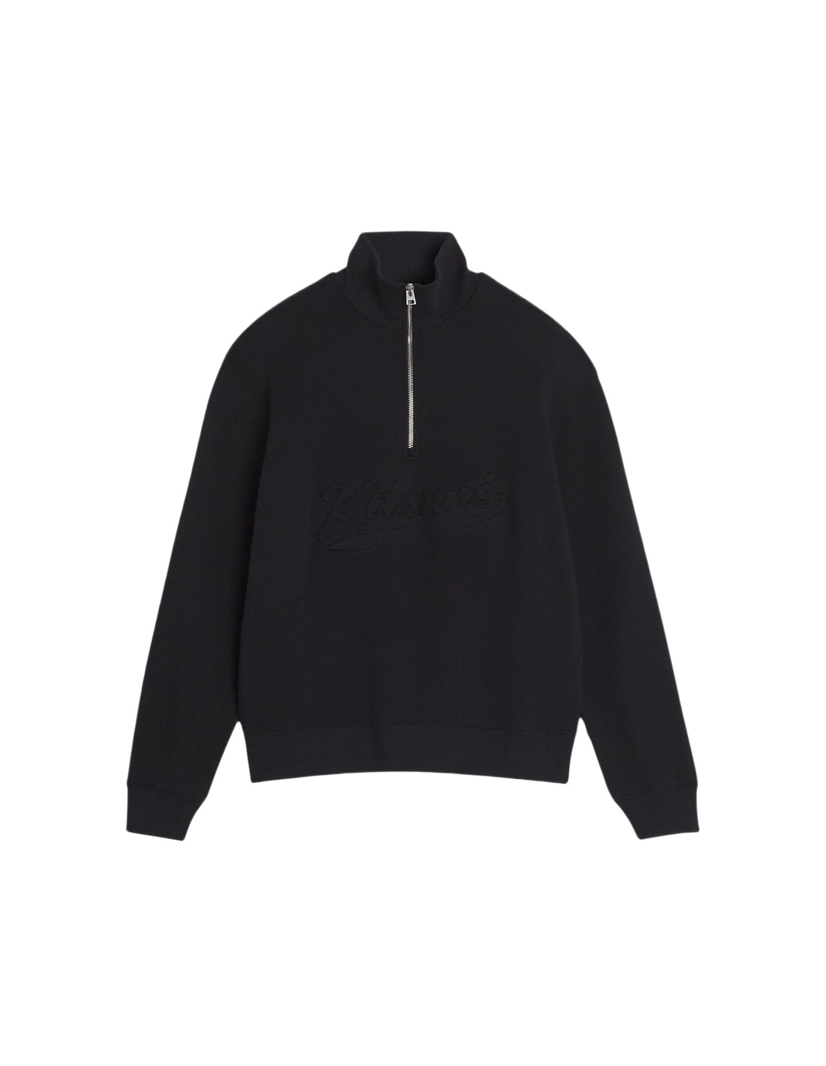 Pull à col camionneur zippé - Black
