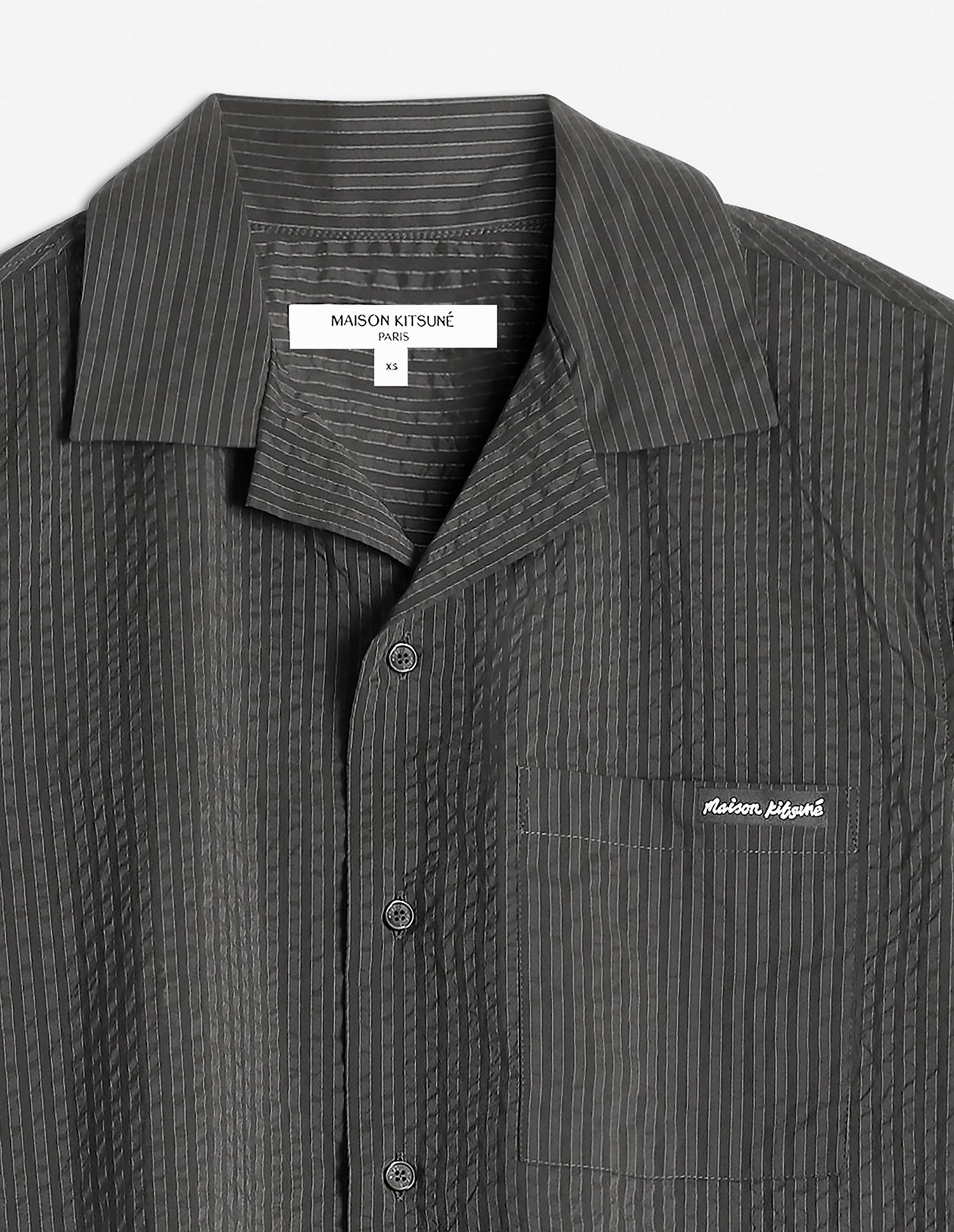 Chemise seersucker avec étiquette - Ranger Green