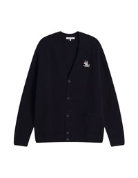 Cardigan à manches longues en laine - Navy