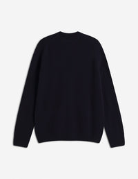 Cardigan à manches longues en laine - Navy