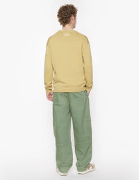 Long-sleeved knitted jumper - Cork