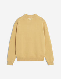 Long-sleeved knitted jumper - Cork