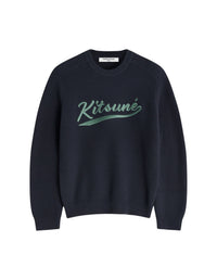 Jumper with embroidered logo - Iris Black