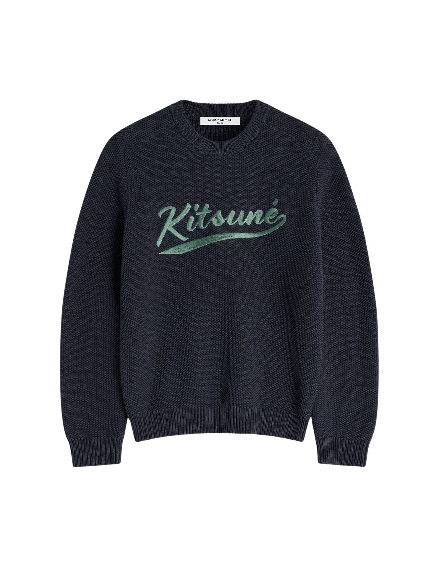 Jumper with embroidered logo - Iris Black