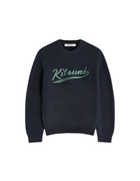 Pull avec logo brodé - Iris Black