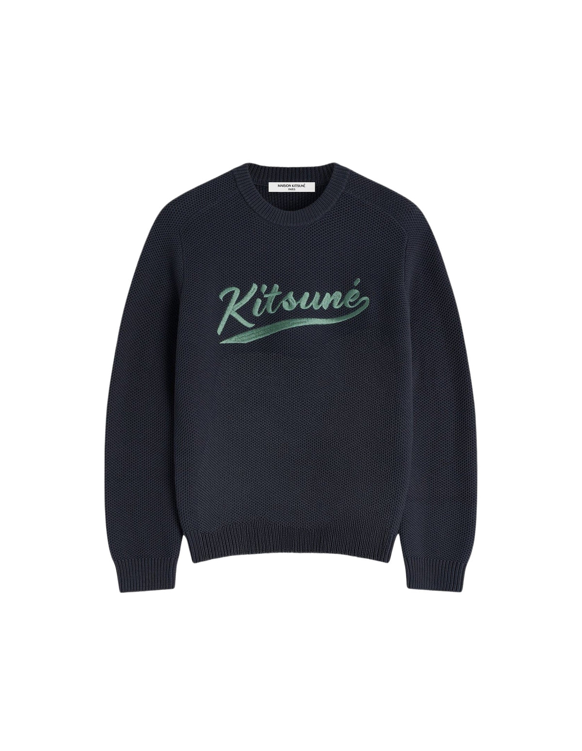 Pull avec logo brodé - Iris Black