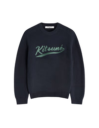 Jumper with embroidered logo - Iris Black