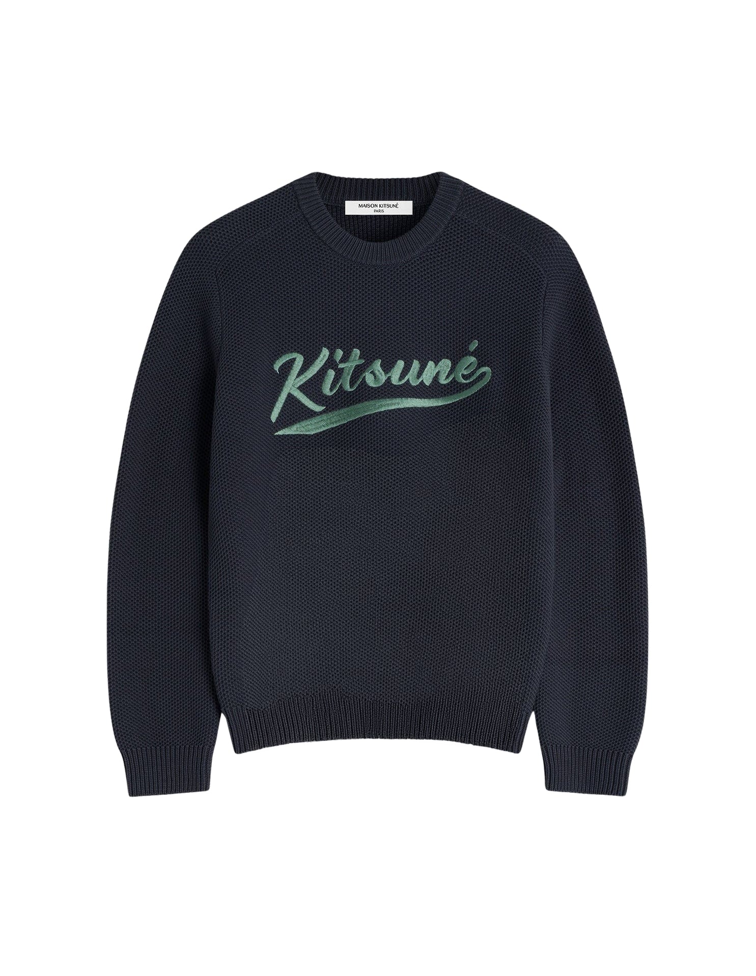 Jumper with embroidered logo - Iris Black