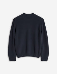 Pull avec logo brodé - Iris Black