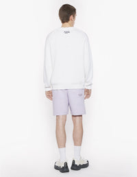 Abstract Daisy Intarsia Jumper - White