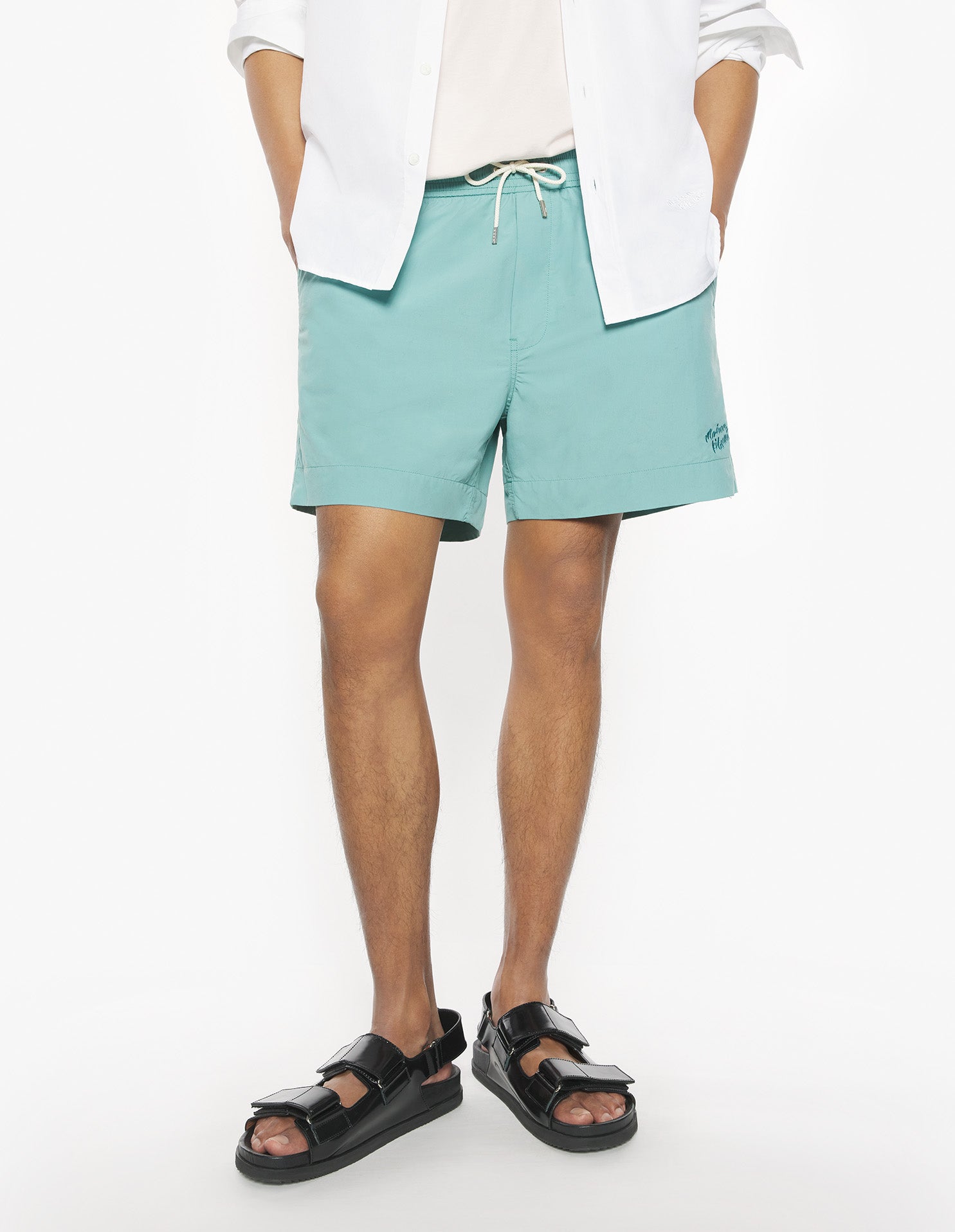UV-resistant swimming shorts - Vert de Gris