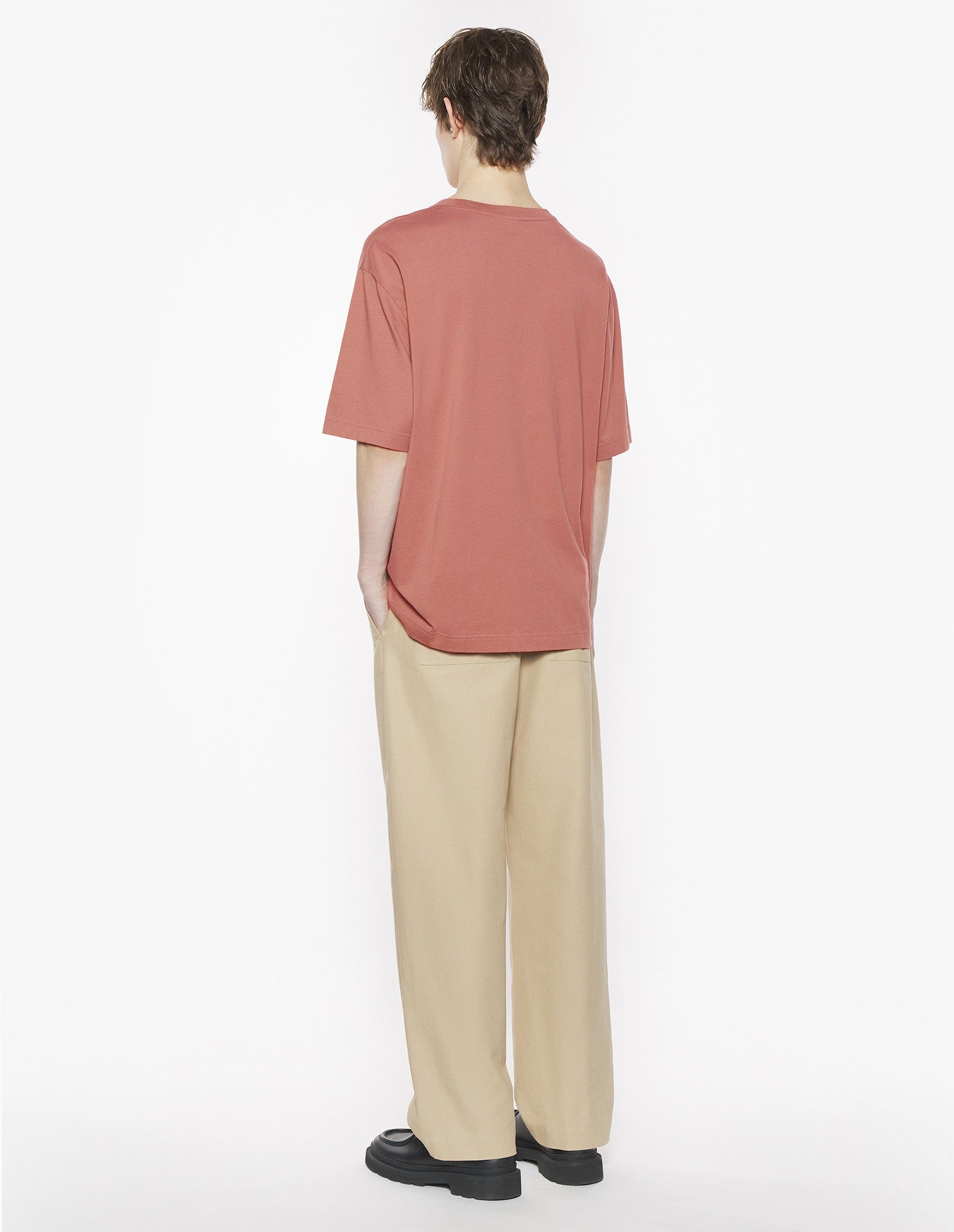 Belted trousers with embroidery - Cork