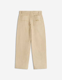 Belted trousers with embroidery - Cork