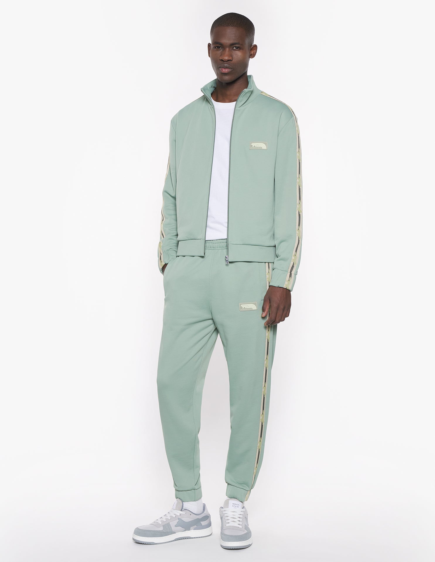 Flash Fox Track Pants - Vert-De-Gris
