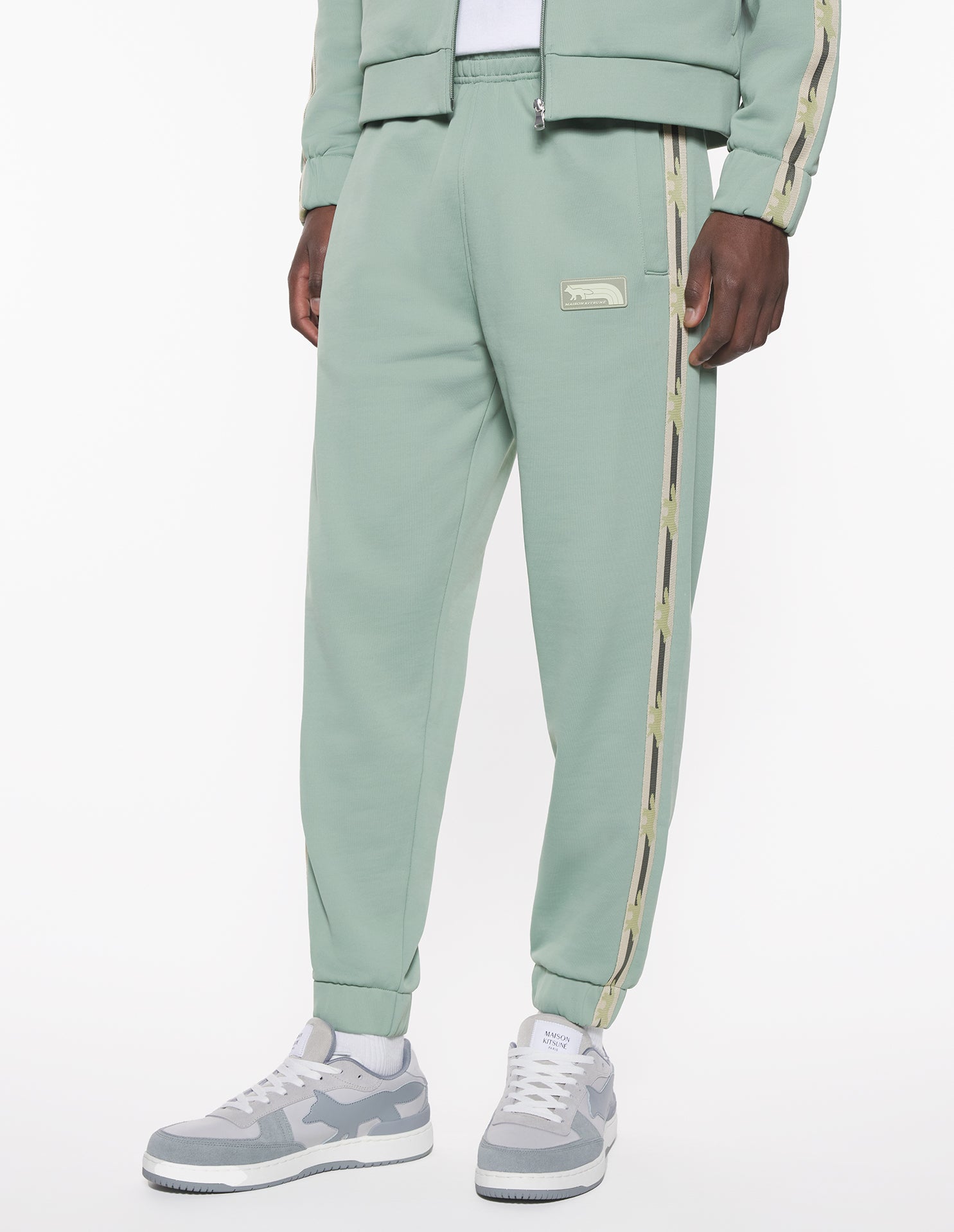 Flash Fox Track Pants - Vert-De-Gris
