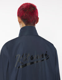 Varsity coach jacket in technical fabric - Iris Black