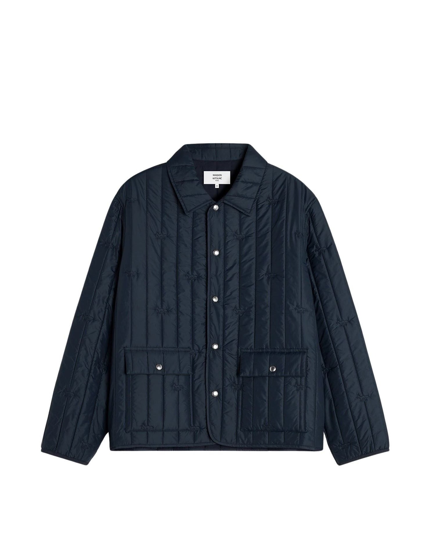 Quilted jacket in technical fabric - Iris Black