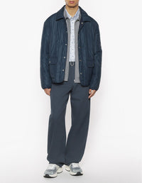 Quilted jacket in technical fabric - Iris Black