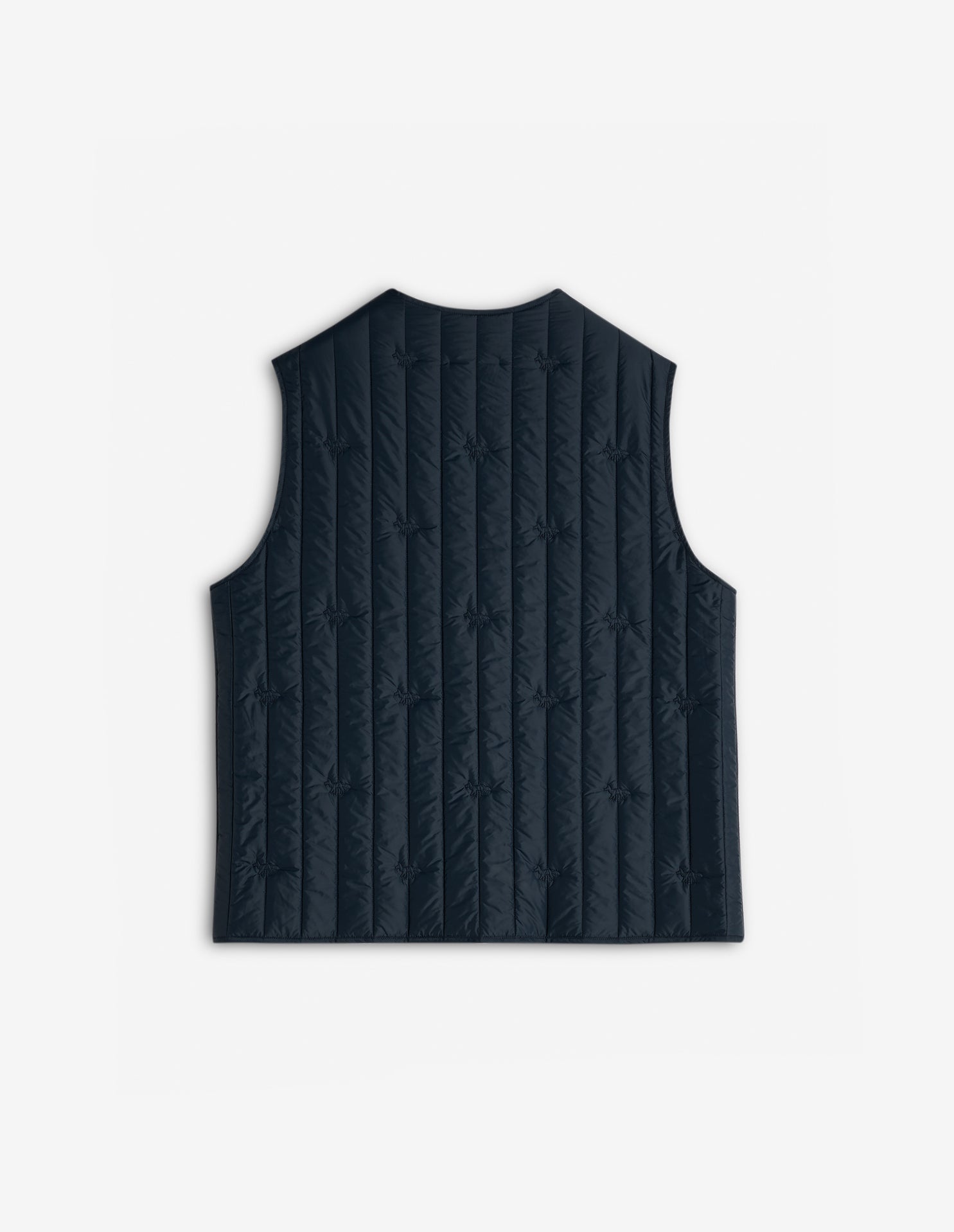 Quilted sleeveless jacket - Iris Black