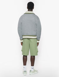 Jacket with embossed logo - Medium Grey Melange