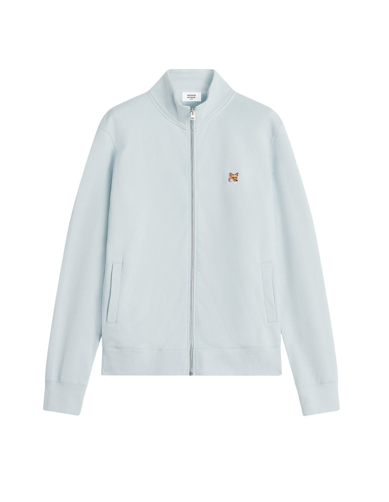 Fox head patch zip sweatshirt - Cirrus Blue
