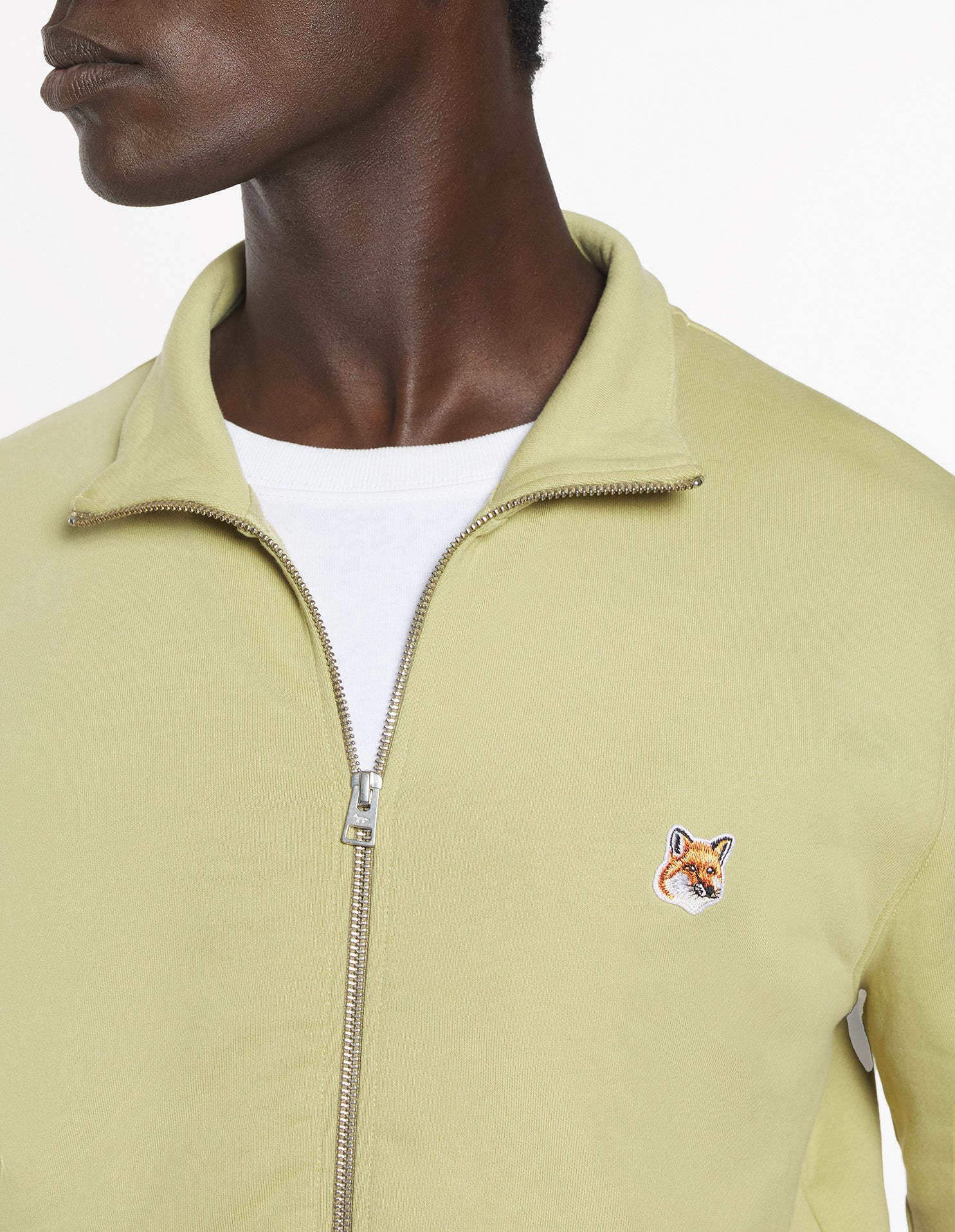 Fox head patch zip sweatshirt - Canvas