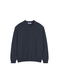 Blouson en maille brodé Bold Fox Head - Iris Black
