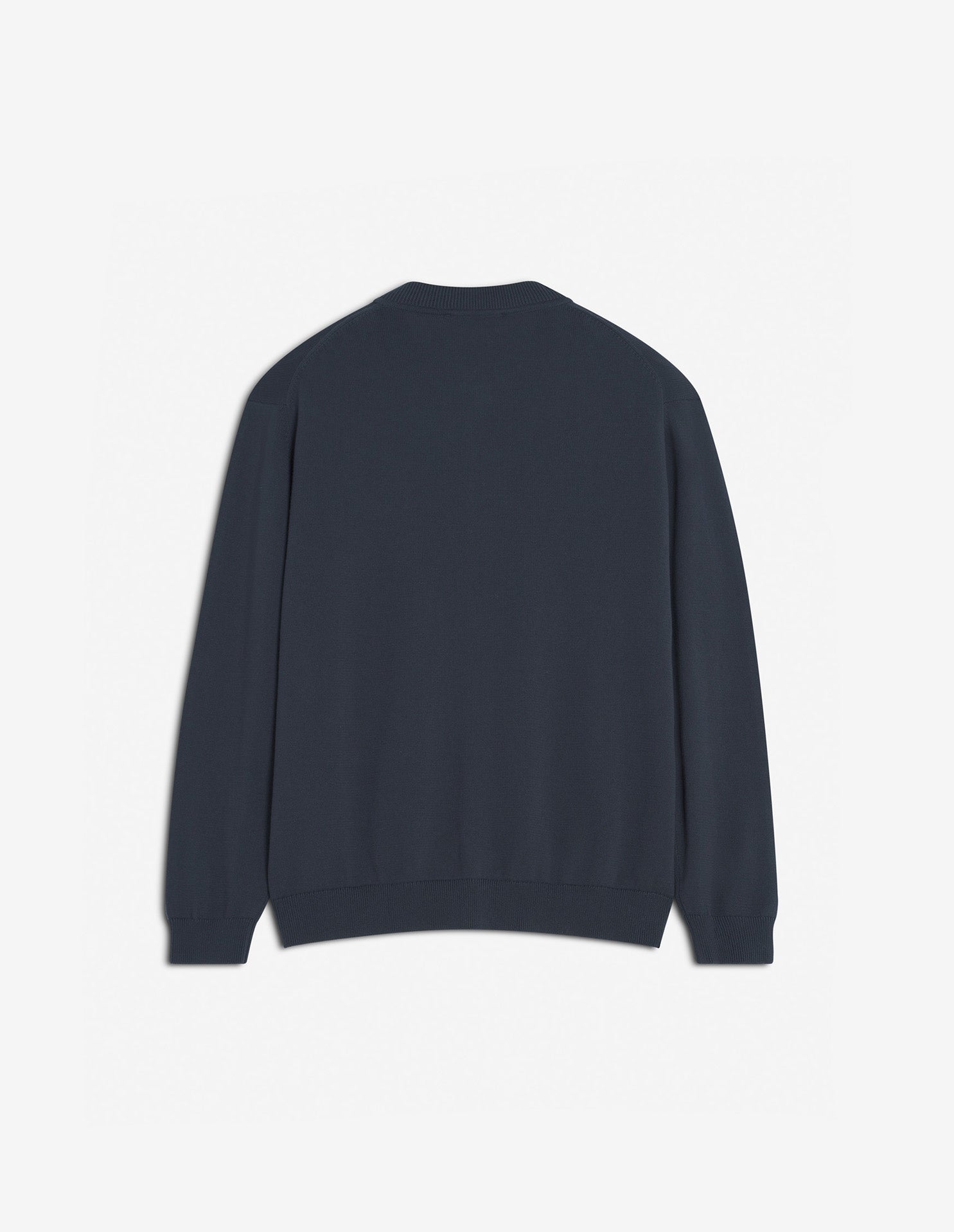 Bold Fox Head embroidered knit jacket - Iris Black