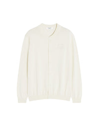 Blouson en maille brodé Bold Fox Head - Rich Vanilla