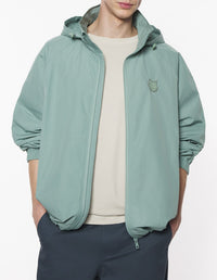 Windbreaker in technical fabric - Vert de Gris