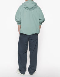 Windbreaker in technical fabric - Vert de Gris