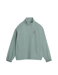 Windbreaker in technical fabric - Vert de Gris