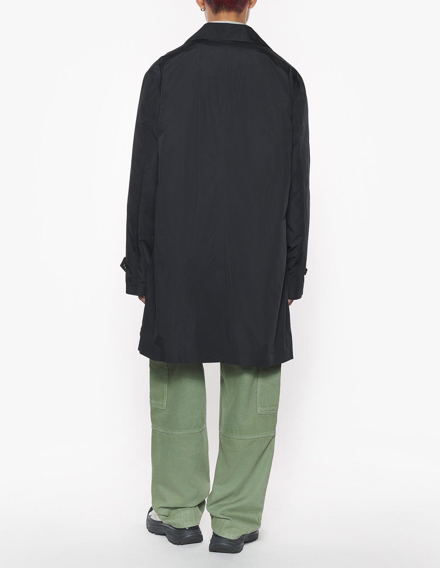 Mackintosh in technical fabric - Black