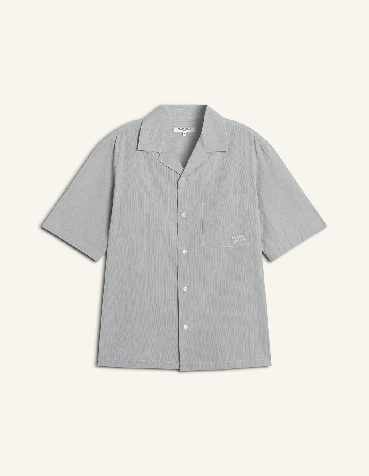 Chemise resort à manches courtes - White & Classic Navy