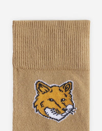 Jacquard logo socks - Cardamon