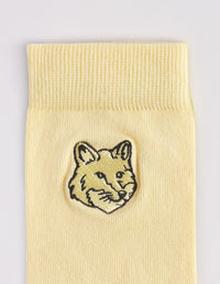Chaussettes Bold Fox Head brodé - Sun Kiss