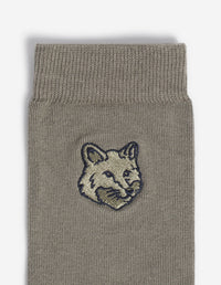 Fox Head Socks - Pebble